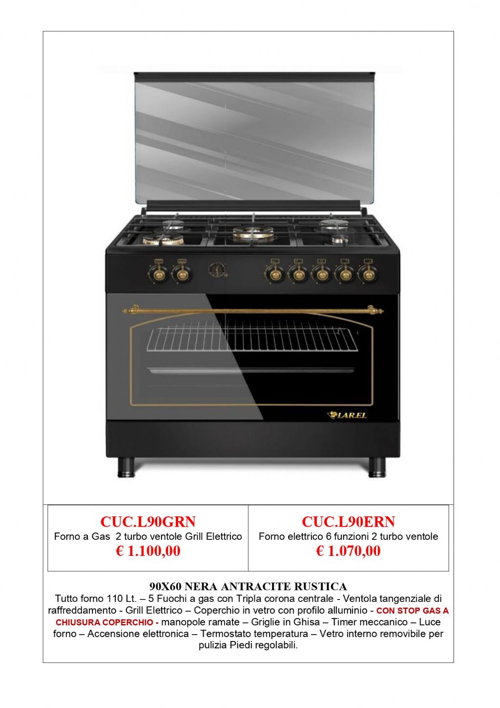 CUCINA LAREL L90GRN / L90ERN 